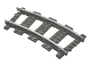 Набор LEGO Train Track  9V Curved, Темный сине-серый