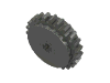 Набор LEGO Technic Gear 24 Tooth Clutch with Dark Bluish Gray Center, Темный сине-серый