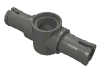 Набор LEGO Technic Pin Long with Friction Ridges Lengthwise and Centre Pin Hole, Темный сине-серый