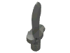 Набор LEGO Minifig Knife [Flat Hilt End], Темный сине-серый