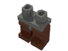 Набор LEGO Hips and Reddish Brown Legs, Темный сине-серый