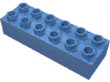 Набор LEGO Brick 2 x 6, Medium Blue
