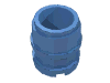 Набор LEGO Container - Barrel 2 x 2 x 2, Medium Blue