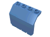Набор LEGO Hinge Panel 2 x 4 x 3 1/3, Medium Blue