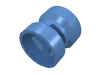 Набор LEGO Wheel 8 x 9 with Hole Notched for Wheels Holder Pin, Medium Blue