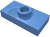 Набор LEGO Plate Special 1 x 2 with 1 Stud without Groove (Jumper), Medium Blue