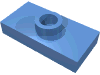 Набор LEGO Plate Special 1 x 2 with 1 Stud with Groove (Jumper), Medium Blue