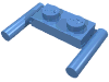 Набор LEGO Plate Special 1 x 2 with Handles [Flat Ends / Low Attachment], Medium Blue