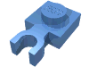 Набор LEGO Plate Special 1 x 1 with Clip Vertical [Thin U Clip], Medium Blue