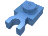 Набор LEGO Plate Special 1 x 1 with Clip Vertical [Thick U Clip], Medium Blue