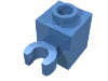 Набор LEGO Brick Special 1 x 1 with Clip Vertical [Open O Clip, Hollow Stud], Medium Blue
