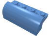 Набор LEGO Brick 2 x 4 x 1 1/3 with Curved Top, Medium Blue