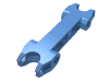 Набор LEGO Technic, Axle and Pin Connector 2 x 7 with Two Ball Joint Sockets, Squared Ends, Medium Blue