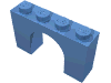Набор LEGO Brick Arch 1 x 4 x 2, Medium Blue