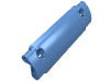 Набор LEGO Technic Panel Curved 11 x 3 with 2 Pin Holes through Panel Surface, Medium Blue