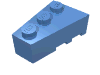 Набор LEGO Wedge 3 x 2 Left, Medium Blue