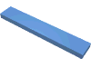 Набор LEGO Tile 1 x 6 with Groove, Medium Blue