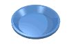 Набор LEGO Friends Accessories Dish, Round, Medium Blue
