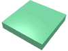 Набор LEGO Tile 2 x 2 with Groove, Medium Green