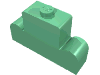 Набор LEGO Brick Curved 1 x 4 x 2 Centre Stud Top [aka Fabuland Radiator], Medium Green