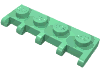 Набор LEGO Hinge Vehicle Roof Holder 1 x 4, Medium Green
