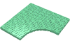 Набор LEGO Brick Special 24 x 24 without 12 x 12 Quarter Circle, Medium Green