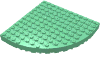 Набор LEGO Brick, Round Corner 12 x 12, Medium Green