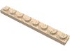 Набор LEGO Plate 1 x 8, Light Flesh