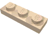 Набор LEGO Plate 1 x 3, Light Flesh