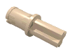 Набор LEGO Technic Axle Pin with Friction Ridges Lengthwise, Light Flesh