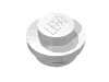 Набор LEGO Plate Round 1 x 1 with Solid Stud, Молочно-белый