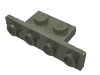 Набор LEGO Bracket 1 x 2 - 1 x 4 [Rounded Corners], Темно-серый
