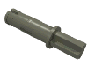 Набор LEGO Technic Axle Pin 3L with Friction Ridges Lengthwise and 1L Axle, Темно-серый