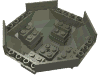 Набор LEGO Cockpit 10 x 10 x 4 Octagonal, Темно-серый