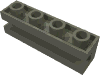 Набор LEGO Brick Special 1 x 4 with Groove, Темно-серый
