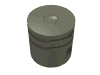 Набор LEGO Technic Engine Piston Round, Темно-серый