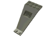Набор LEGO Wing Plate Bi-level 8 x 4 and 2 x 3 1/3 Down, Темно-серый
