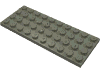 Набор LEGO Plate 4 x 10, Темно-серый