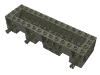 Набор LEGO Vehicle Base 4 x 14 x 2 1/3, Темно-серый