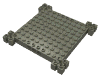 Набор LEGO Brick, Modified 12 x 12 Base, Темно-серый