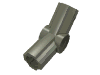 Набор LEGO Technic Axle and Pin Connector Angled #4 - 135В°, Темно-серый