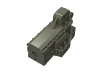 Набор LEGO Technic Pin Connector Block 7 x 3, Темно-серый
