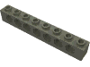 Набор LEGO Technic Brick 1 x 8 [7 Holes], Темно-серый