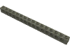 Набор LEGO Technic Brick 1 x 16 with Holes, Темно-серый
