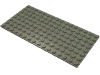 Набор LEGO Baseplate 8 x 16, Темно-серый