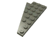 Набор LEGO Wedge Plate 8 x 4 Wing Right, Темно-серый