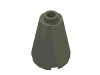 Набор LEGO Cone 2 x 2 x 2 [Blocked Open Stud], Темно-серый