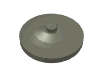Набор LEGO Dish 4 x 4 Inverted [Radar], Темно-серый