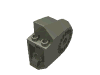 Набор LEGO Dinosaur Body Quarter with Pin Holes, Темно-серый