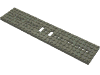 Набор LEGO Train Base 6 x 28  with Two 1 x 2 Cutouts [3 Round Holes Each End], Темно-серый